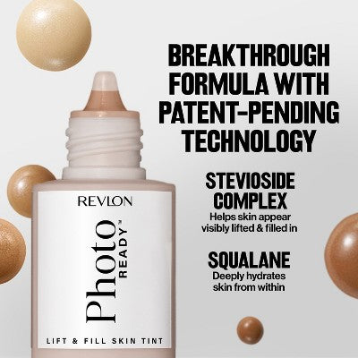 Revlon PhotoReady Lift & Fill Skin Tint - Multi-Use Glow Enhancer 150 1 fl oz - Imperfect Container