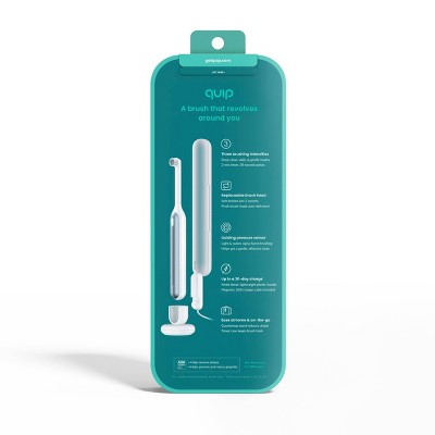 quip Rev Oscillating Rechargeable Electric Toothbrush White/Blue - Imperfect Box