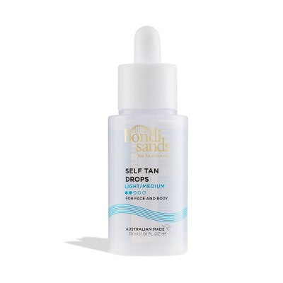 Bondi Sands Self Tanning Drops for Face and Body Light/Medium 1.01 fl oz - Imnperfect Container