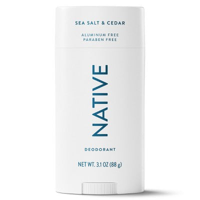 Native Men's Deodorant Sea Salt & Cedar 3.1oz - Imperfect Container