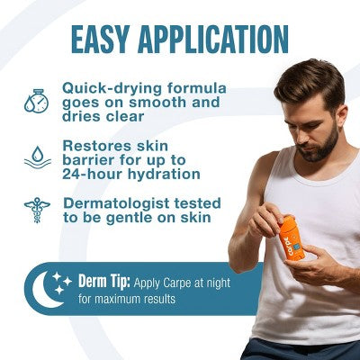 Carpe Men's 100HR Sweat & Odor Control Antiperspirant Deodorant Mountain Breeze 1.76oz - Imperfect Container