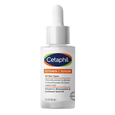 Cetaphil Brightening Vitamin C Face Serum 1fl oz - Imperfect Box