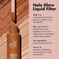 e.l.f. Halo Glow Liquid Filter Highlighter 4 Medium 1.06 fl oz - New