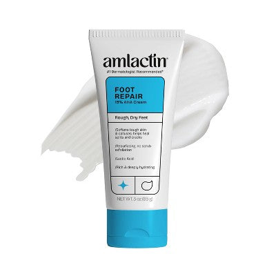 AmLactin Foot Repair Foot Cream Therapy AHA Cream Unscented 3oz - New