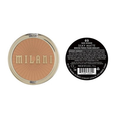 Milani Silky Matte Bronzing Powder Sun Kissed 02 0.25oz - Imperfect Container