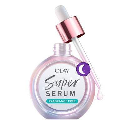 Olay Super Face Night Serum with Vitamin C 1 fl oz - Imperfect Box