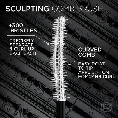 L'Oreal Paris Extensionist Curling & Lengthening Mascara True Brown Washable 996 0.41 fl oz - Imperfect Box