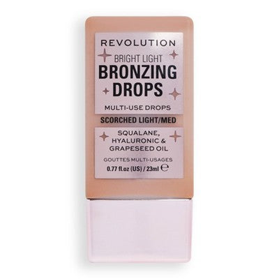 Makeup Revolution Bright Light Bronzing Drops Scorched 0.77 fl oz - New