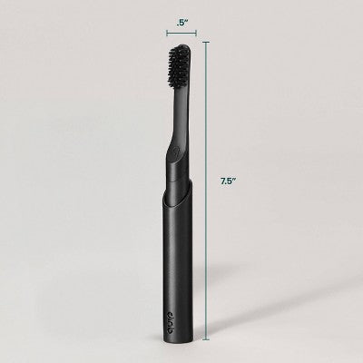 quip Sonic Electric Metal Toothbrush and Travel Case Black - Imperfect Box
