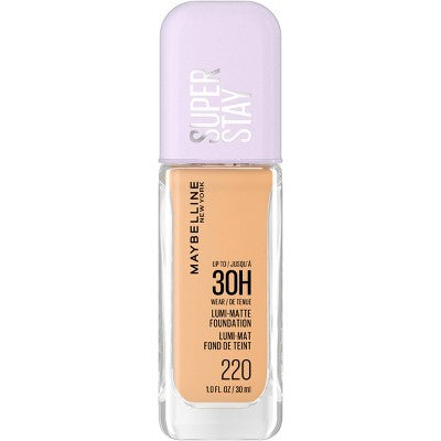 Maybelline Super Stay 30HR Wear Lumi-Matte Liquid Foundation 220 1 fl oz - Imperfect Container