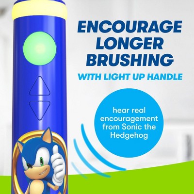 Firefly Play Action Electric Toothbrush Sonic the Hedgehog - Imperfect Box