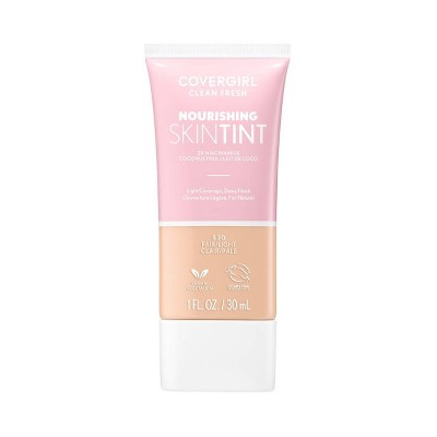 COVERGIRL Clean Fresh Skin Milk Foundation Dewy Finish 530 Fair/Light 1 fl oz - Imperfect Container