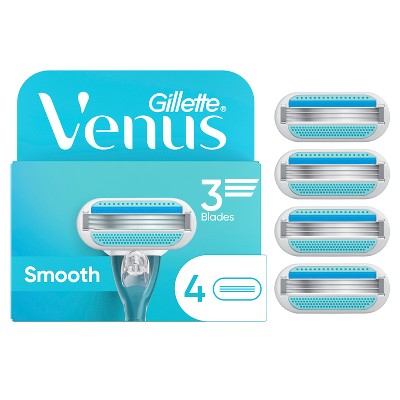 Venus Smooth Women's Razor Blade Refills 4ct - Imperfect Container