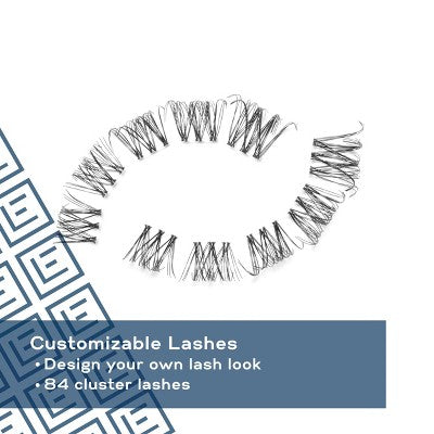 Eylure Volume & Curl Clusters False Eyelashes 84ct - Imperfect Box