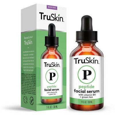 TruSkin Peptide Facial Serum with Vitamin B5 and Green Tea 1 fl oz - New