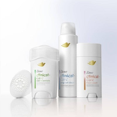 Dove Beauty Clinical 96-Hour Protection Antiperspirant & Deodorant Stick Cool Essentials 2.6oz - Imperfect Box