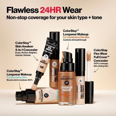 Revlon ColorStay Makeup for Normal/Dry Skin SPF 20 220 Natural Beige 1 fl oz - Imperfect Container
