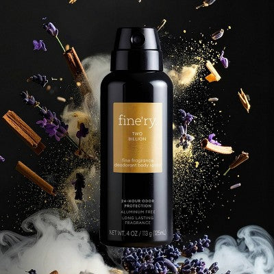 fine'ry. Men's Deodorant Spray Two Billion 4oz - Imperfect Container