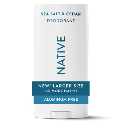 Native Men's Deodorant Sea Salt & Cedar 3.1oz - Imperfect Container