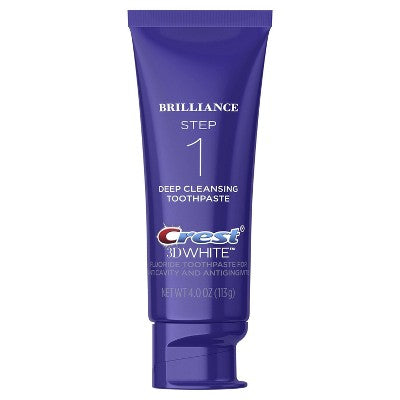 Crest 3D White Brilliance Toothpaste and Whitening Gel System 4.0oz and 2.3oz - Imperfect Box