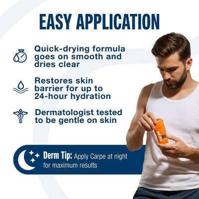 Carpe Men's 100HR Sweat & Odor Control Antiperspirant Deodorant Ocean Storm 1.76oz - Imperfect Container