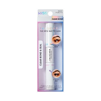 KISS Falscara False Lash Clusters Bond & Seal & Clear 0.29oz. - Imperfect Box