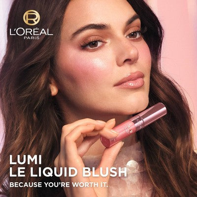 L'Oreal Paris True Match Lumi Le Liquid Blush for Cheeks Dewy Worth It 0.33 fl oz - Imperfect Container