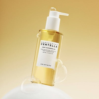 SKIN1004 Madagascar Centella Light Cleansing Oil Korean for Makeup Impurities Removal 200ml - Imperfect Box