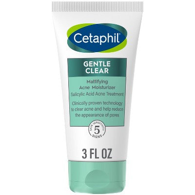 Cetaphil Gentle Clear Mattifying Acne Moisturizer with Salicylic Acid 3 fl oz - Imperfect Box