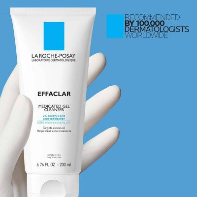 La Roche Posay Effaclar Acne Face Cleanser Medicated Gel 6.76 fl oz - Imperfect Container