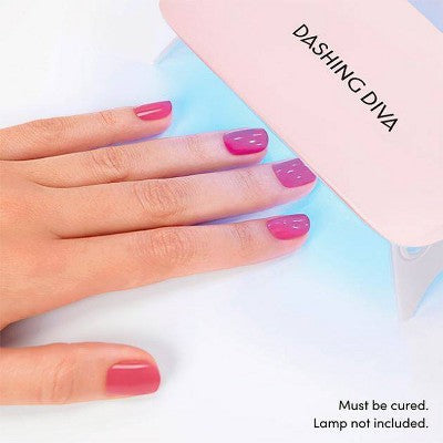 Dashing Diva Glaze Color Semi-Cured Gel Nail Polish Strips Aristocrat 32ct - Imperfect Box