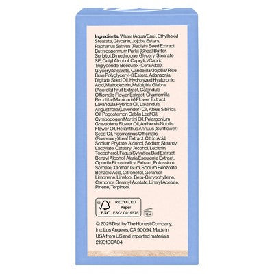 Honest Beauty Deep Hydration Face Cream with Shea Butter 1.7 fl oz - Imperfect Box