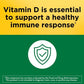 Nature Made Vitamin D3 1000 IU (25 mcg), Bone Health and Immune Support Softgel 300ct - New