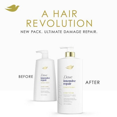 Dove Beauty Intensive Repair Hair Conditioner Pump with Amino Serum & Bio-Protein Care 28 fl oz - New