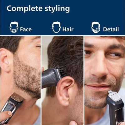 Philips Norelco Series 3000 Multigroom All-in-One Men's Rechargeable Electric Trimmer with 13 Attachments MG3740/40 - Imperfect Box