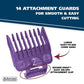 Wahl Color Pro Plus Corded Electric Hair Clipper Set with Color Coded Attachment Guards - Missing Box