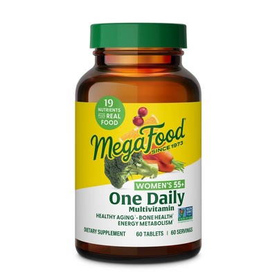 MegaFood Womens Multivitamin over 50 Vegetarian Tablets 60ct - New