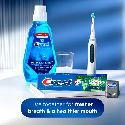 Crest + Scope Outlast Complete Whitening Toothpaste, Mint - 5.4 oz