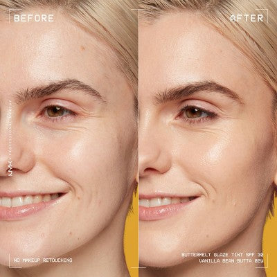 NYX Professional Makeup Buttermelt Glaze Skin Tint SPF 30 Vanilla Bean Butta 1.01 fl oz - Imperfect Container