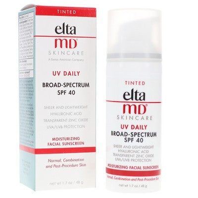 EltaMD UV Daily Broad-Spectrum SPF 40 Tinted Moisturizing Facial Sunscreen 1.7 oz - Imperfect Box