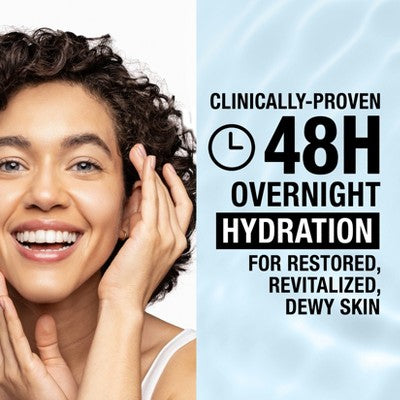 Neutrogena Hydro Boost Hyaluronic Acid Night Pressed Face Serum 1.7oz - Imperfect Box
