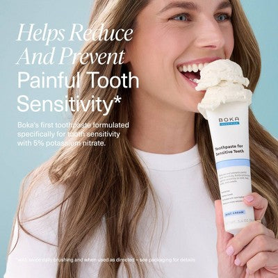 Boka Sensitive Toothpaste 3.4oz - Imperfect Box