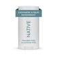 Native Solid Deodorant for Men Cashmere & Rain Aluminum-Free 2.65oz - New