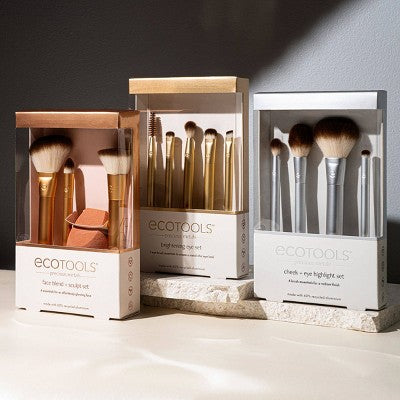 EcoTools Brightening Eye Brush Set 5ct - NEW
