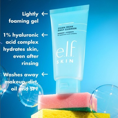 e.l.f. SKIN Holy Hydration! Clean Freak Daily Cleanser 5.5oz - New