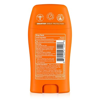 Carpe Women's 100HR Sweat & Odor Control Deodorant Amber Glow 1.76oz - Imperfect Container