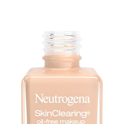 Neutrogena Skin Clearing Oil-Free Liquid Foundation 40 Nude 1 fl oz - Imperfect Container
