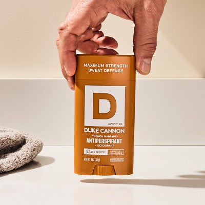 Duke Cannon Supply Co. Trench Warfare Deodorant Stick Sawtooth 3oz - Imperfect Container