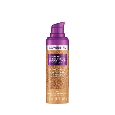COVERGIRL Simply Ageless Skin Perfector Essence 50 Medium Tan 1 fl oz - Imperfect Container