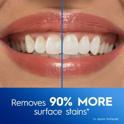 Crest 3D White Advanced Teeth Whitening Toothpaste - Radiant Mint 3.3oz/3pk - Imperfect Box